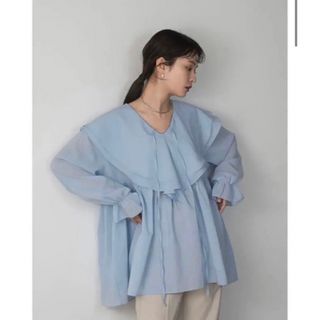 amiur flare ribbon volume blouse(シャツ/ブラウス(長袖/七分))