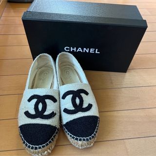 シャネル(CHANEL)のcherry様専用　シャネル　エスパドリーユ　38 フィリーオーリンクス　ブーツ(スリッポン/モカシン)