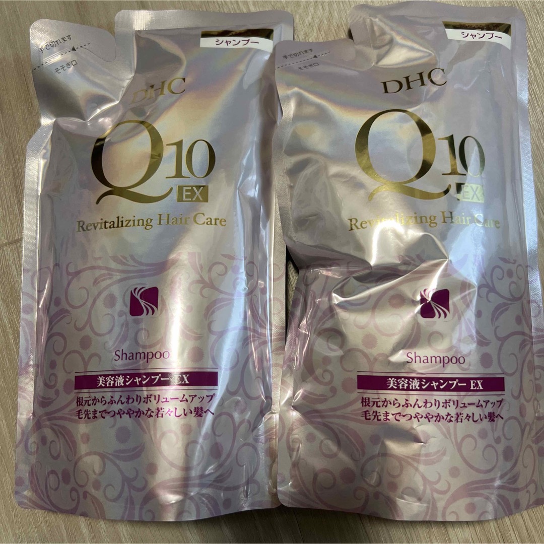 DHC(ディーエイチシー)のDHC Q10美容液 シャンプー EX 詰替 400ml2個 コスメ/美容のヘアケア/スタイリング(シャンプー)の商品写真