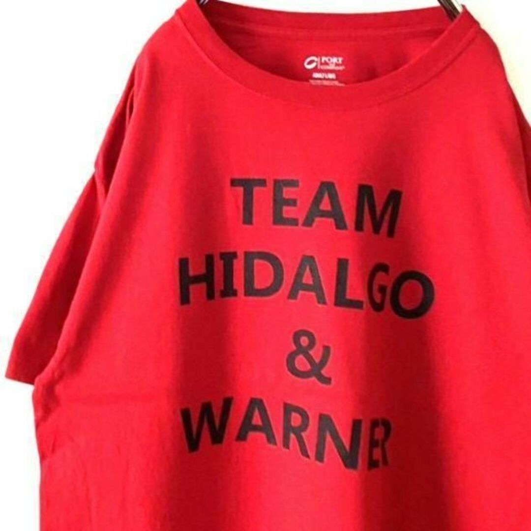 ポート&カンパニー TEAM HIDALGO Tシャツ L レッド 赤 古着の通販 by