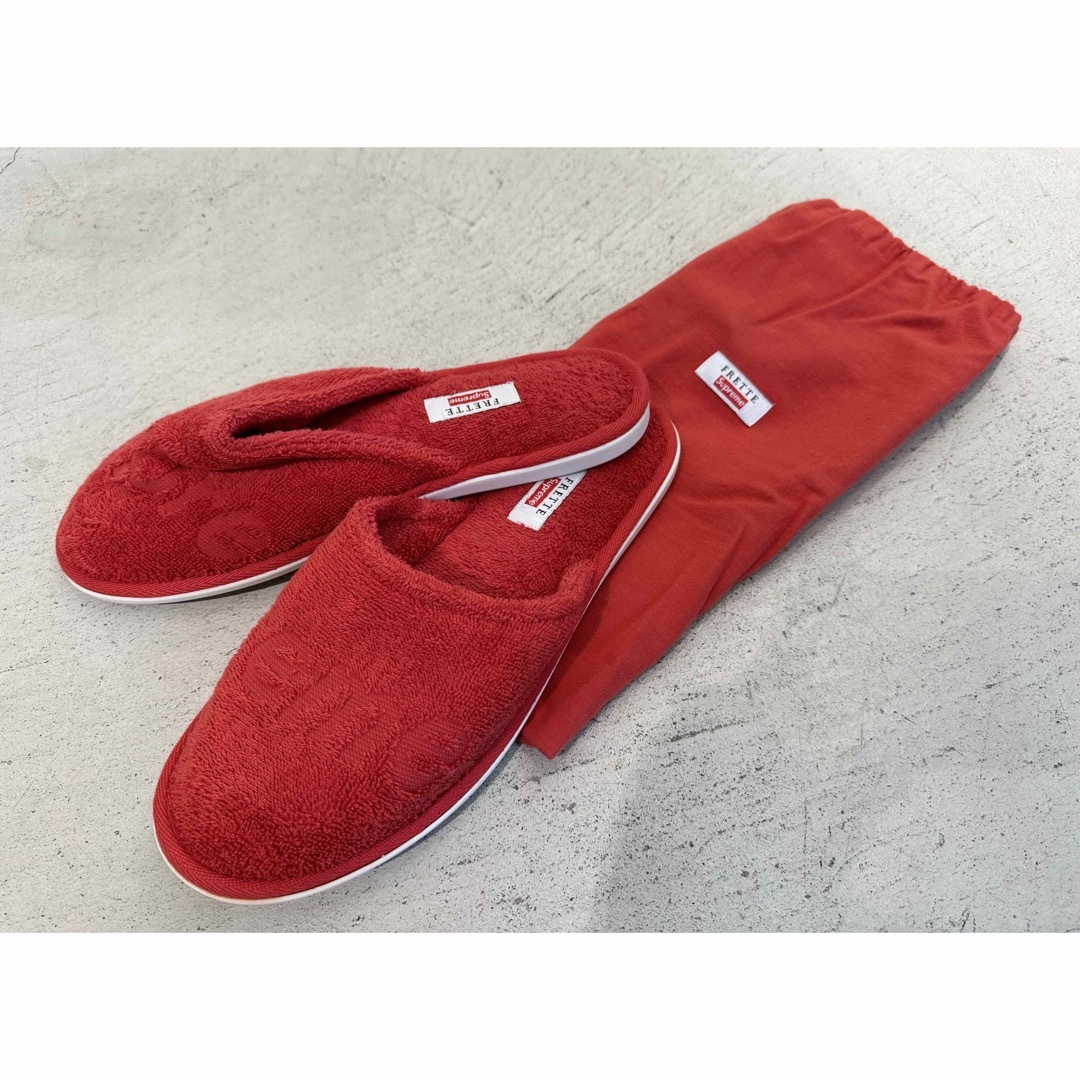 19SS Supreme / Frette Slippers Red