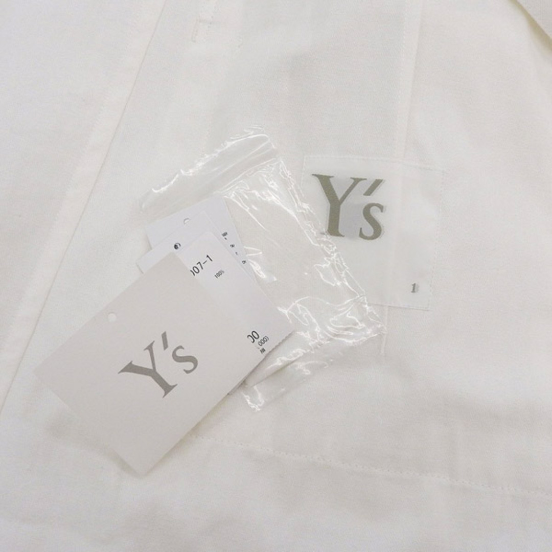 Y's(ワイズ)の未使用 ワイズ Ys コットン ガウン メンズ 白 定価88000円 Y01063 メンズのトップス(カーディガン)の商品写真