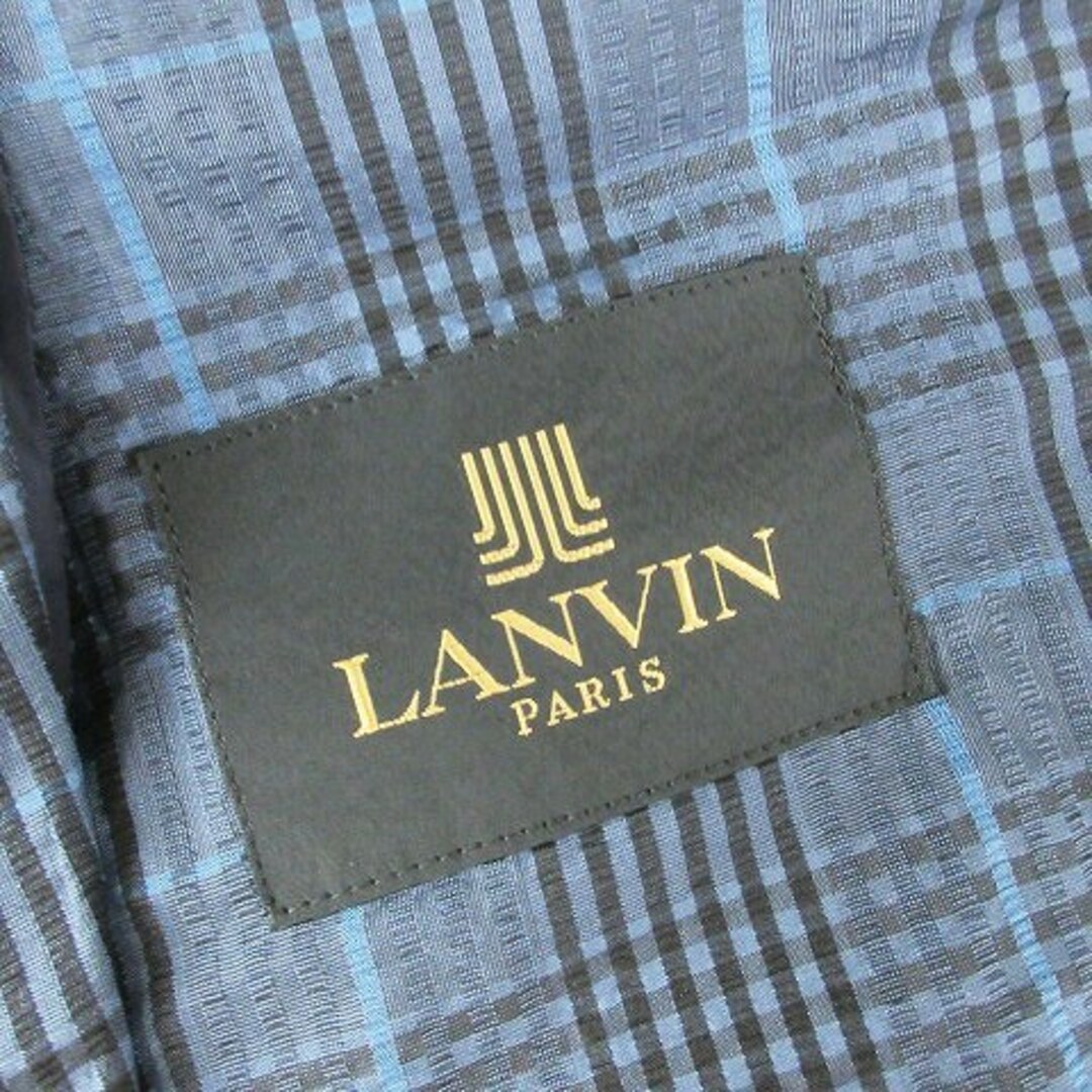 LANVIN(ランバン)のランバン PARIS ヴィンテージ テーラードジャケット 紺 R48 ■GKP メンズのジャケット/アウター(テーラードジャケット)の商品写真