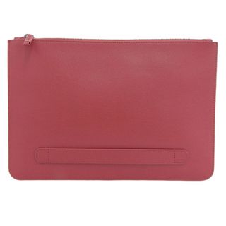 美品 フルラ FURLA レザー クラッチバッグ 赤 Y01117