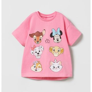 ザラキッズ(ZARA KIDS)のザラ ベビー ディズニー ミニー フレンズ Tシャツ(Tシャツ/カットソー)