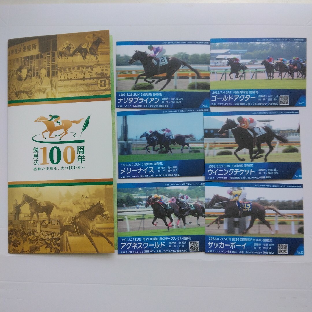 函館競馬 メモリアルカード 12枚 ウマ娘 競馬 競走馬 レースカード JRA