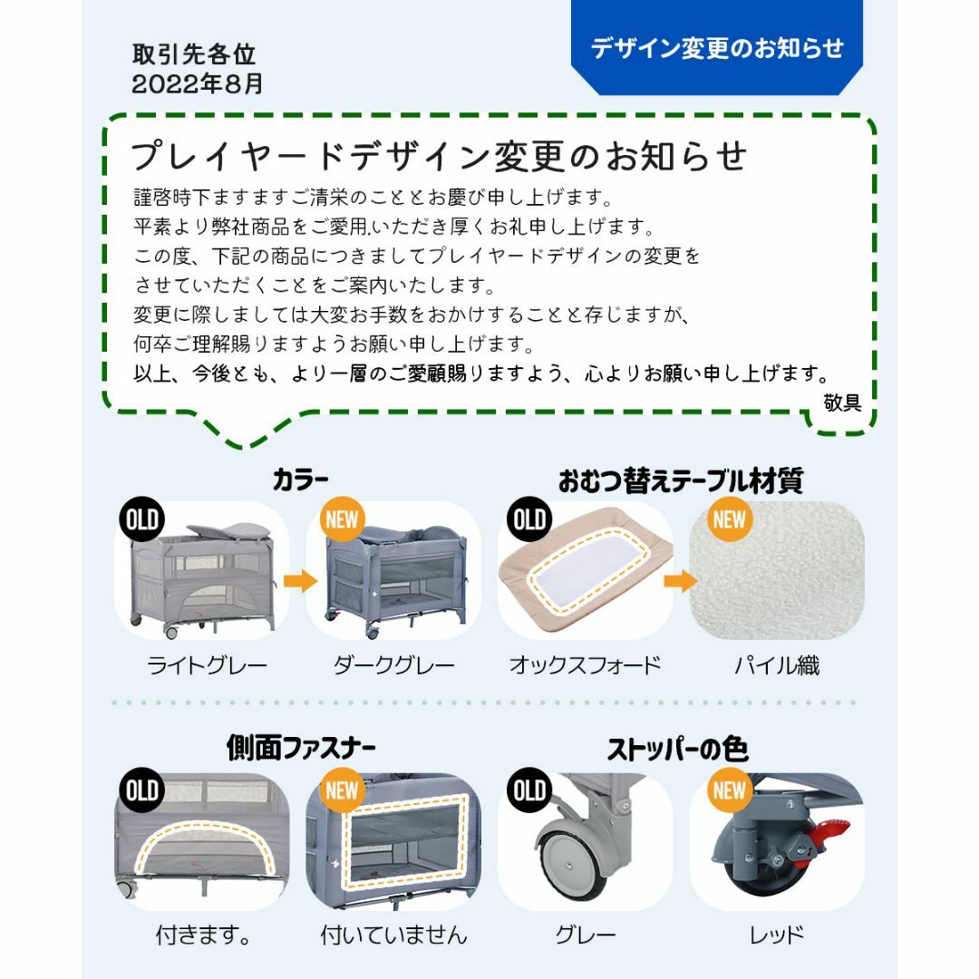 プレイヤード 折りたたみ ベビーサークル おむつ替えテーブル付 お昼寝