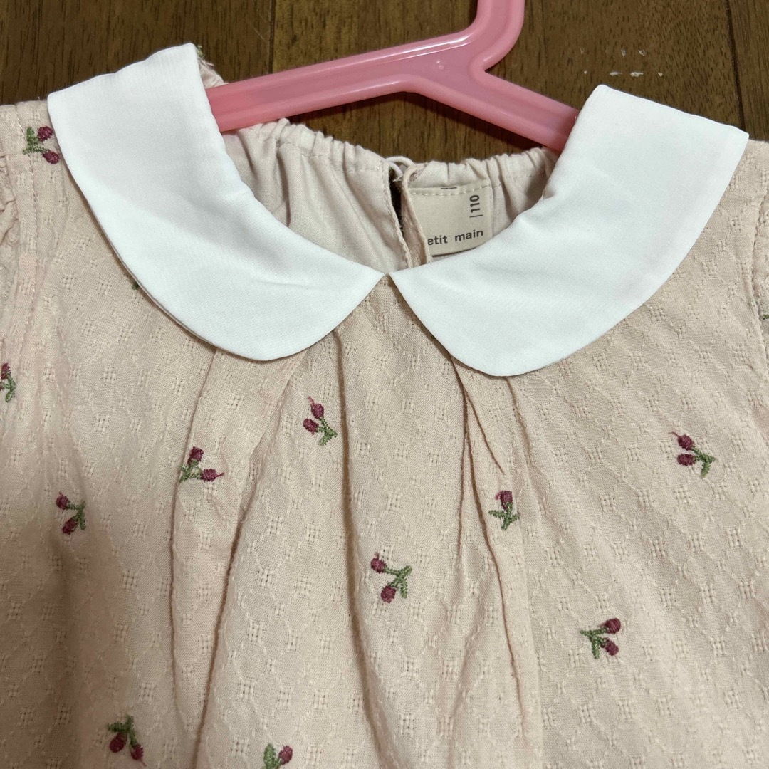 petit main(プティマイン)のプティマイン　半袖ブラウス キッズ/ベビー/マタニティのキッズ服女の子用(90cm~)(ブラウス)の商品写真