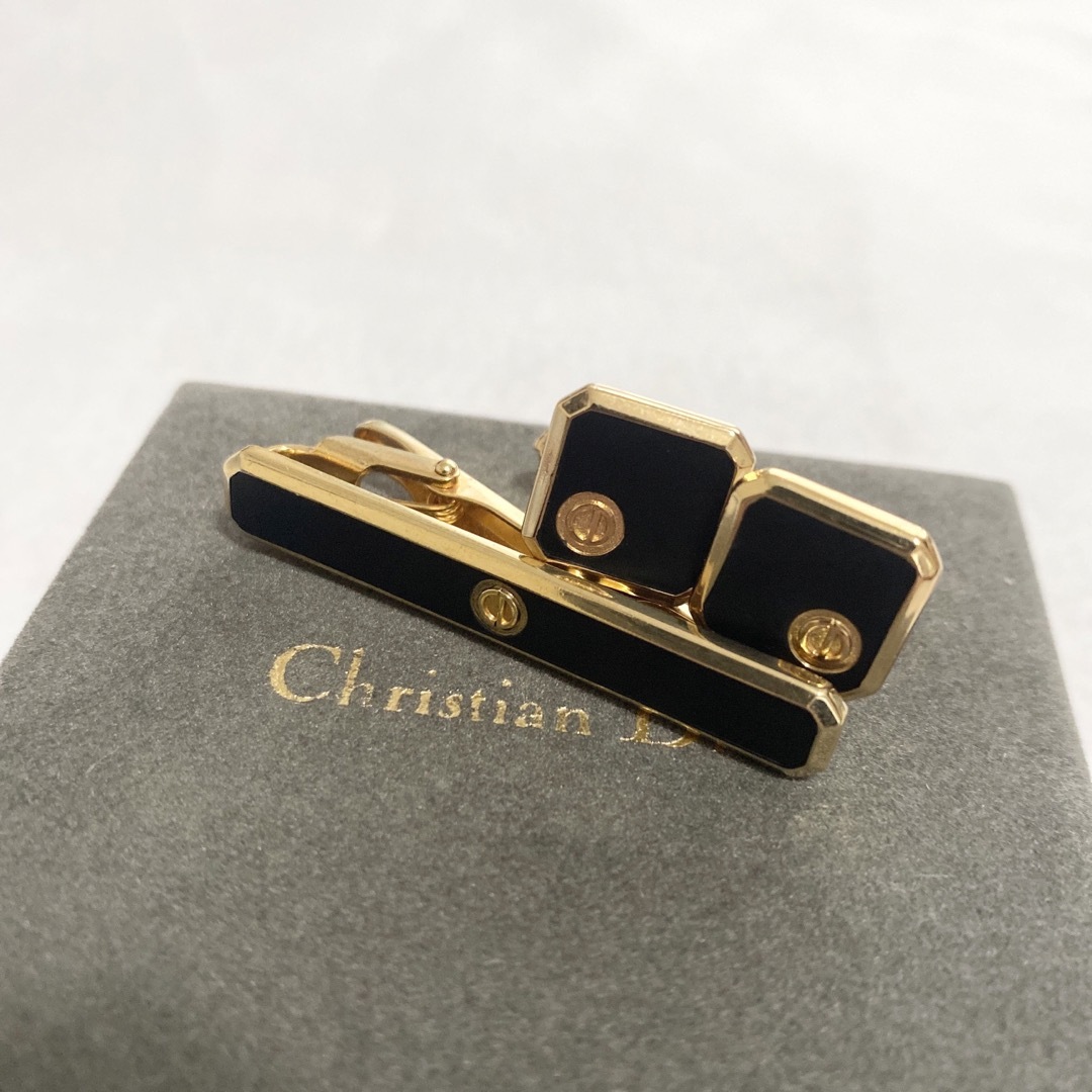 Christian Dior タイピン カフス セット ビジネス スーツ-