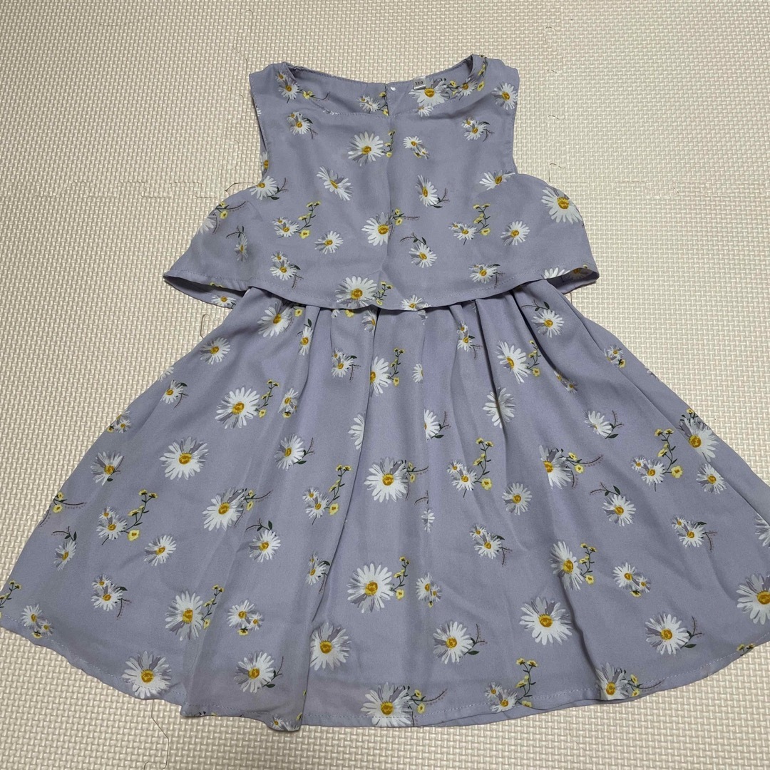 ワンピース　花柄 キッズ/ベビー/マタニティのキッズ服女の子用(90cm~)(ワンピース)の商品写真