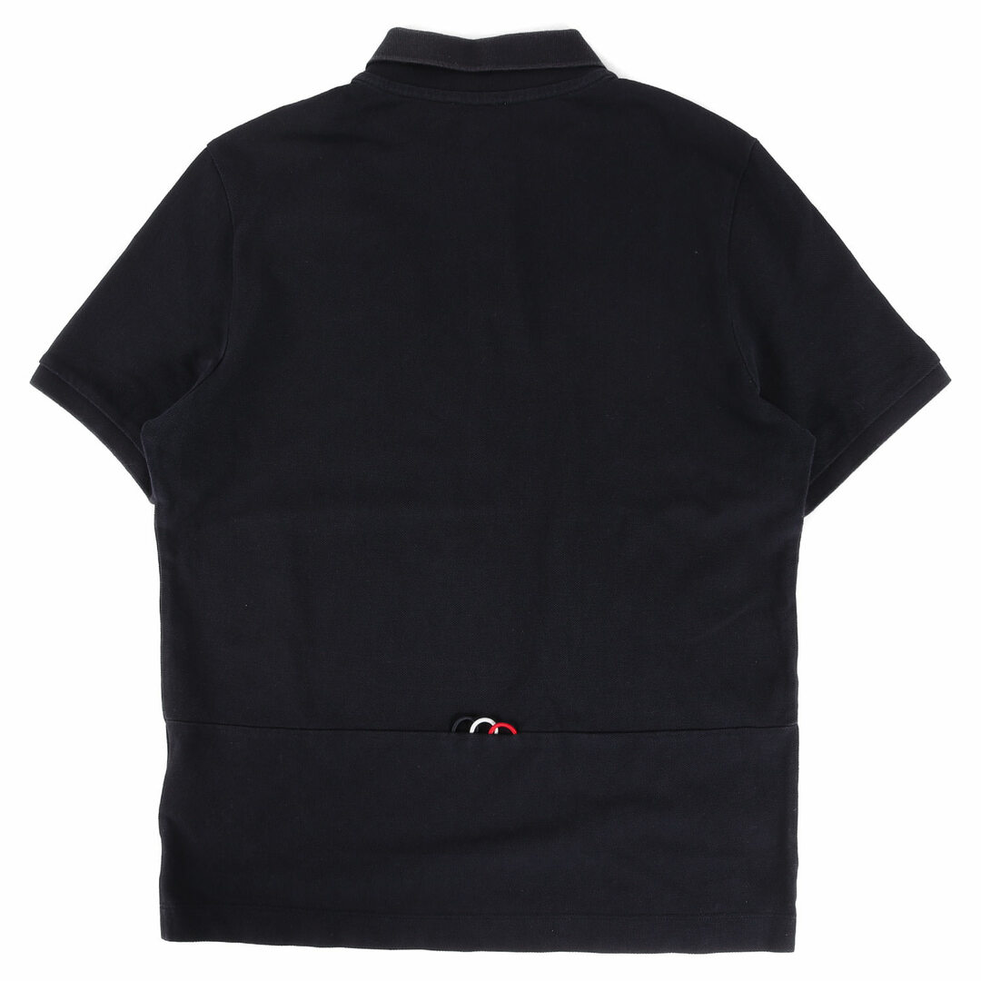 MONCLER モンクレール ポロシャツ サイズ:S 20AW アイコン ロゴ 鹿の子 半袖 ポロシャツ MAGLIA POLO MANICA CORTA F20918A71710 84556 ネイビー 紺 トップス【メンズ】