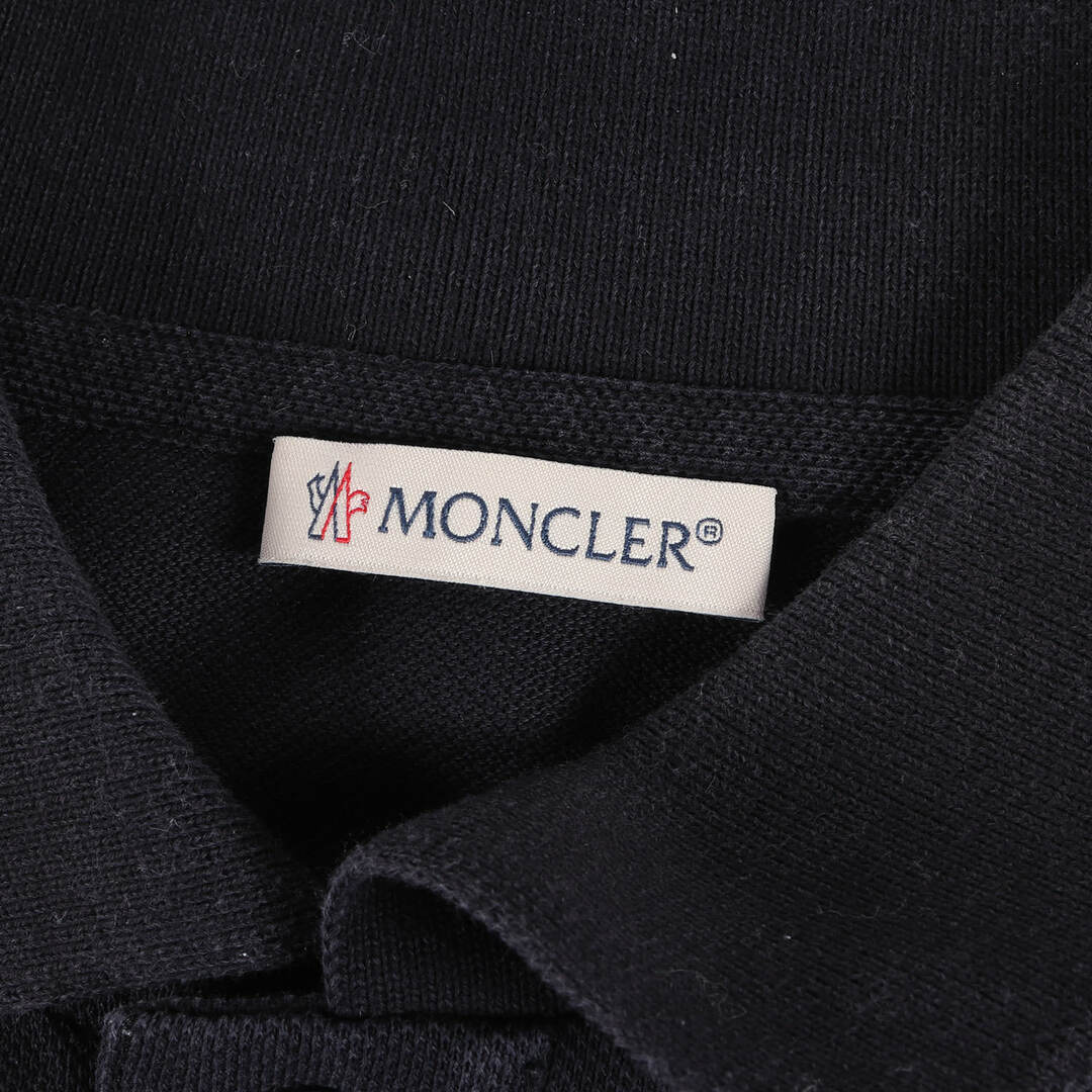 MONCLER モンクレール ポロシャツ サイズ:S 20AW アイコン ロゴ 鹿の子 半袖 ポロシャツ MAGLIA POLO MANICA CORTA F20918A71710 84556 ネイビー 紺 トップス【メンズ】