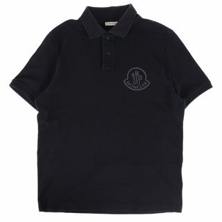 モンクレール(MONCLER)のMONCLER モンクレール ポロシャツ サイズ:S 20AW アイコン ロゴ 鹿の子 半袖 ポロシャツ MAGLIA POLO MANICA CORTA F20918A71710 84556 ネイビー 紺 トップス【メンズ】【中古】(ポロシャツ)