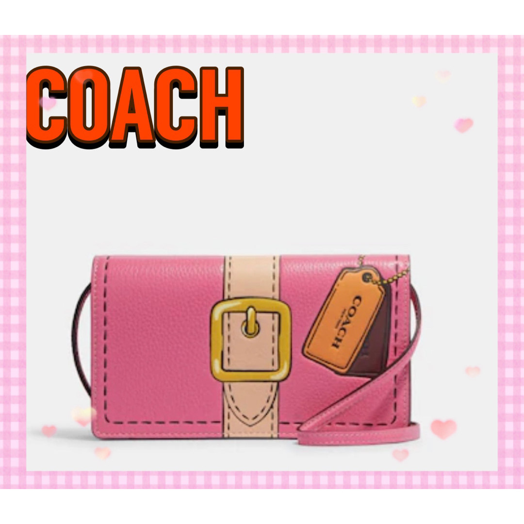 【新品】ＣＯＡＣＨ クロスボディ バッグ ピンク コーチ