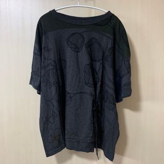 ゴム(gomme)の【新品】gomme グレーのTシャツ(Tシャツ(半袖/袖なし))