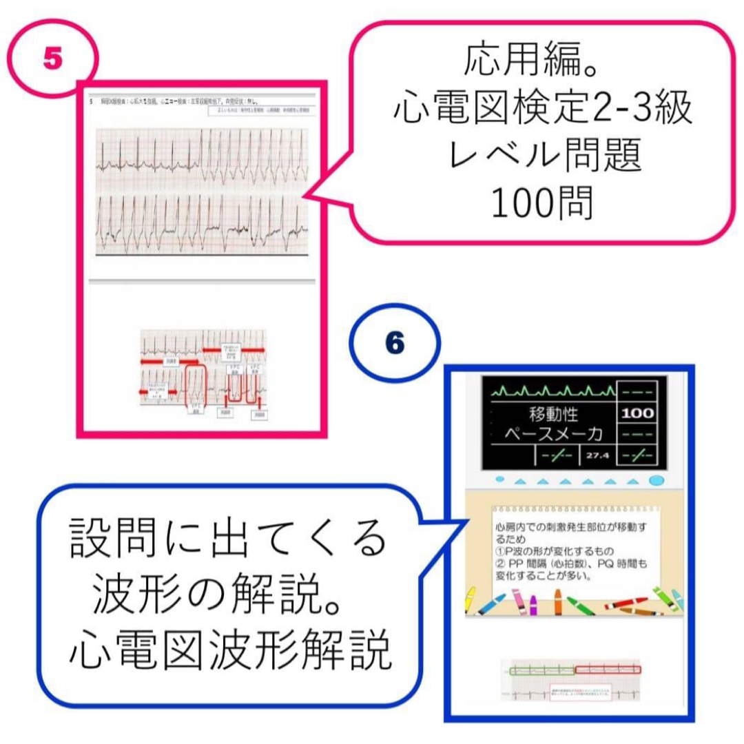 心電図検定対策7点セット 3