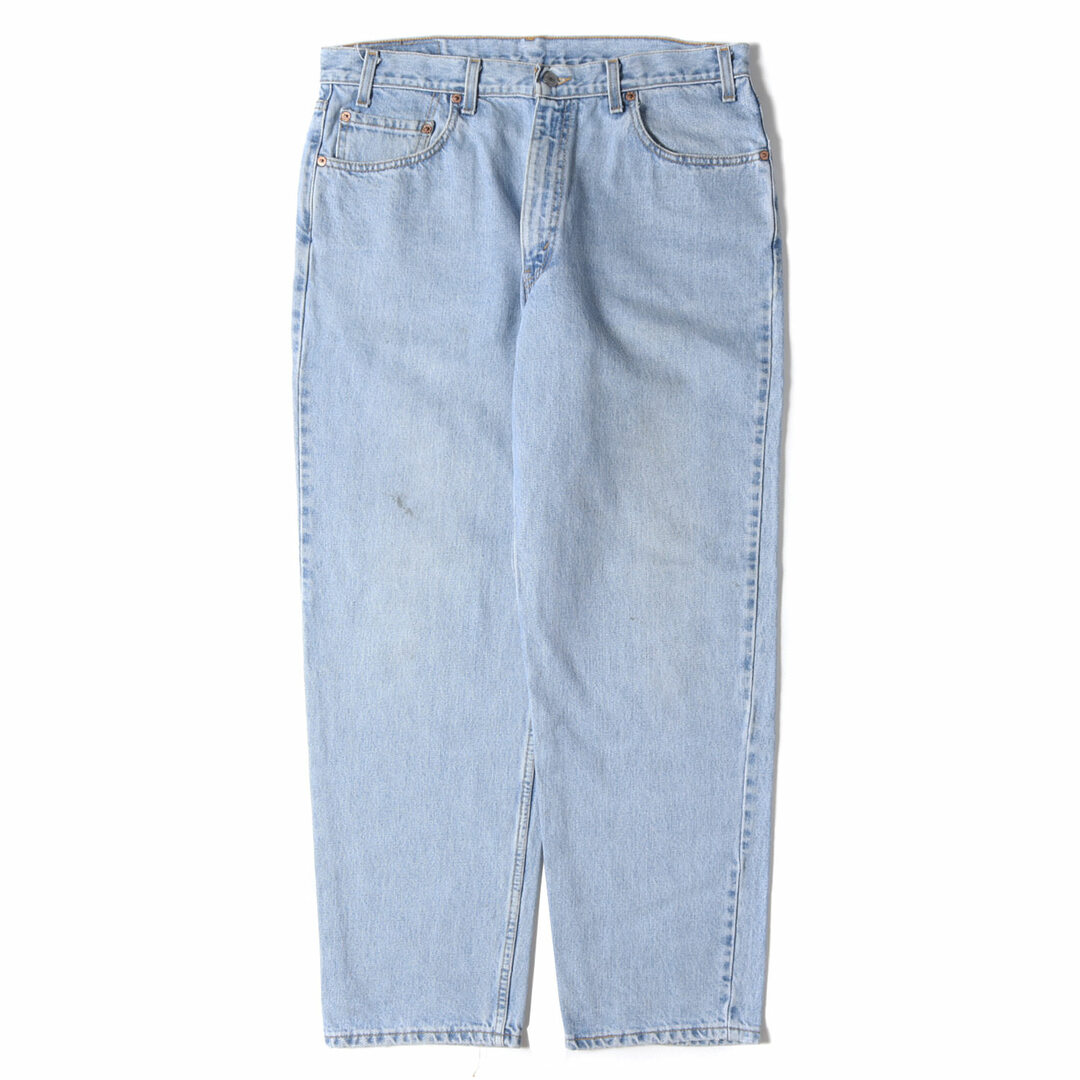 Levis リーバイス デニムパンツ サイズ:W36×L30 550 RELAXED FIT バギー ワイド テーパード デニム パンツ 90年代 90s vintage ヴィンテージ  インディゴ ボトムス ジーンズ ジーパン メキシコ製 【メンズ】