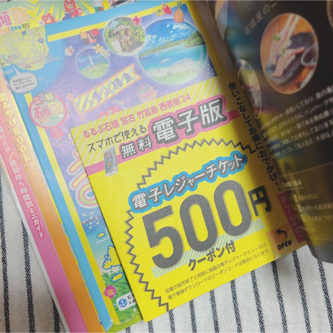 るるぶ '24 石垣 宮古 竹富 西表 超ちいサイズ レジャーチケット500円付 エンタメ/ホビーの本(地図/旅行ガイド)の商品写真