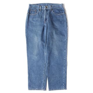 エルエルビーン(L.L.Bean)のL.L.Bean エルエルビーン デニムパンツ 裏ネル バギー デニム パンツ RELAXED FIT 90s - 00s 90年代 00年代 ヴィンテージ 古着 インディゴ 不明(WOMENS) メキシコ製 ボトムス ジーンズ ジーパン 【メンズ】【中古】(デニム/ジーンズ)