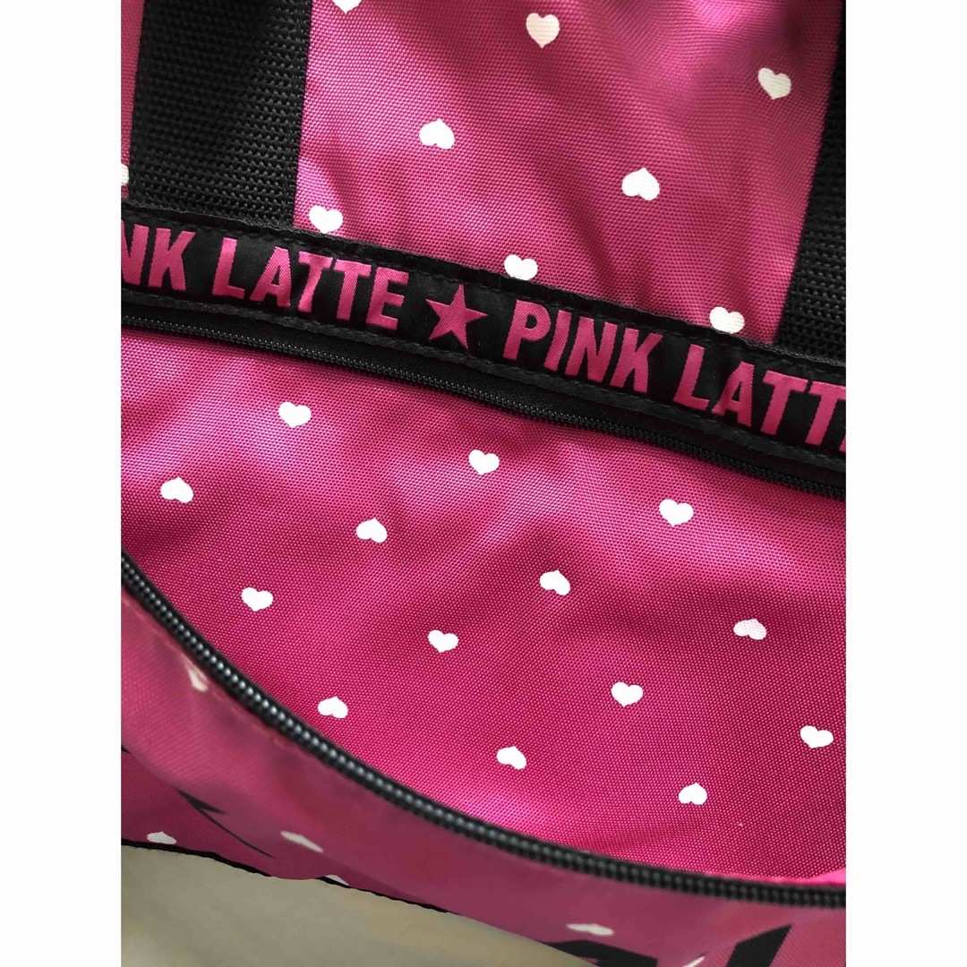 PINK-latte(ピンクラテ)のPINK LATTE ピンクラテ　女児用ボストンバッグ　美品トラベルバッグ キッズ/ベビー/マタニティのこども用バッグ(その他)の商品写真