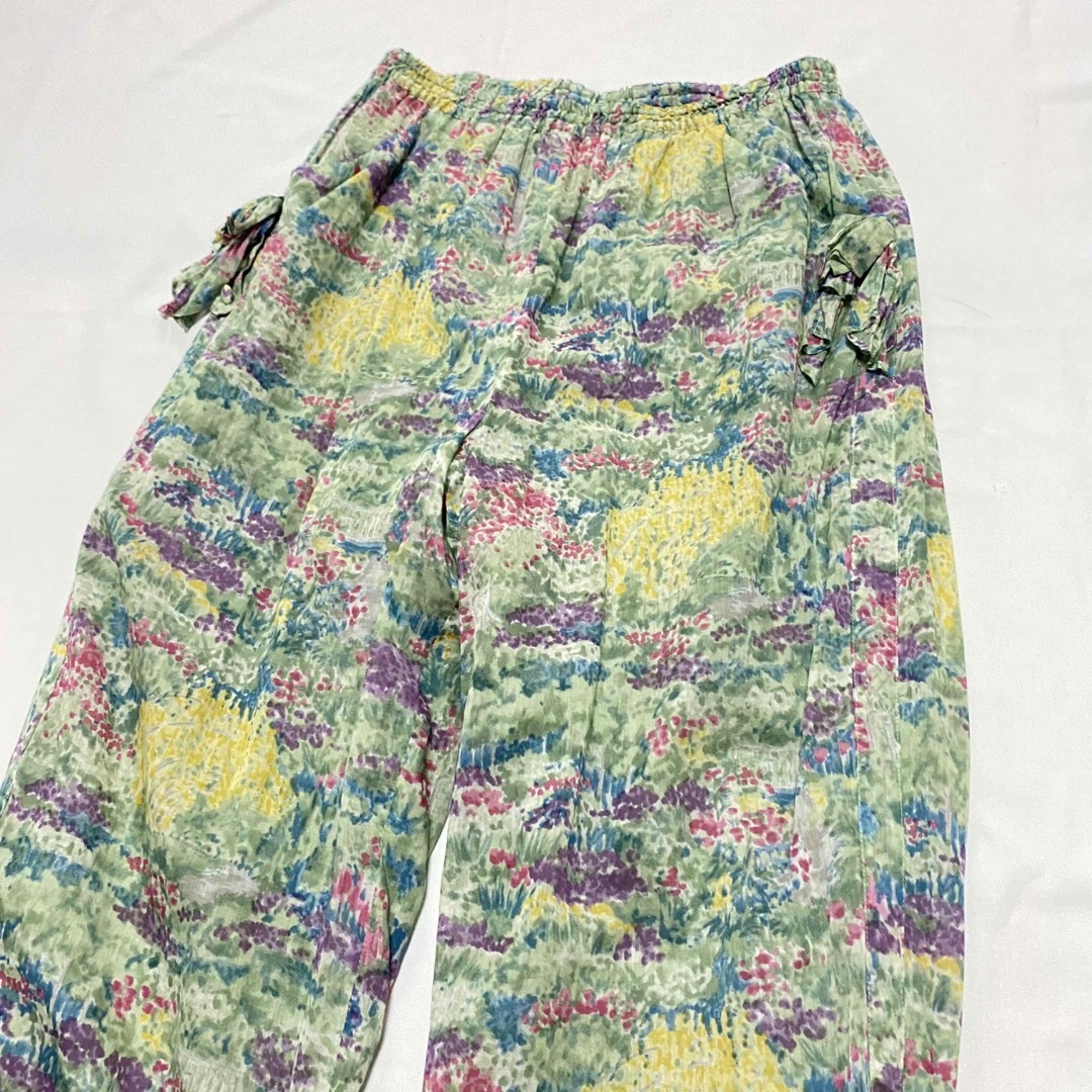 バラ色の暮らし オリジナルプリントパンツ - カジュアルパンツ