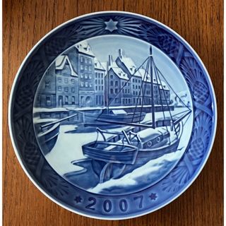 ロイヤルコペンハーゲン(ROYAL COPENHAGEN)の発売開始100年目　2007年/H19年　ロイヤルコペンハーゲン　イヤープレート(陶芸)