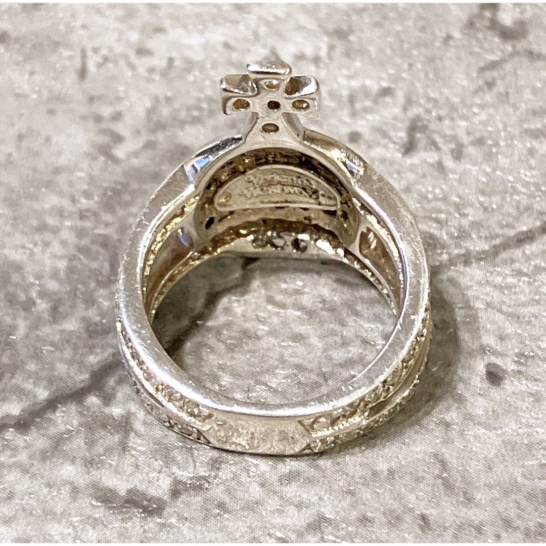 希少 美品 Vivienne Westwood ディアマンテ オーブリング M