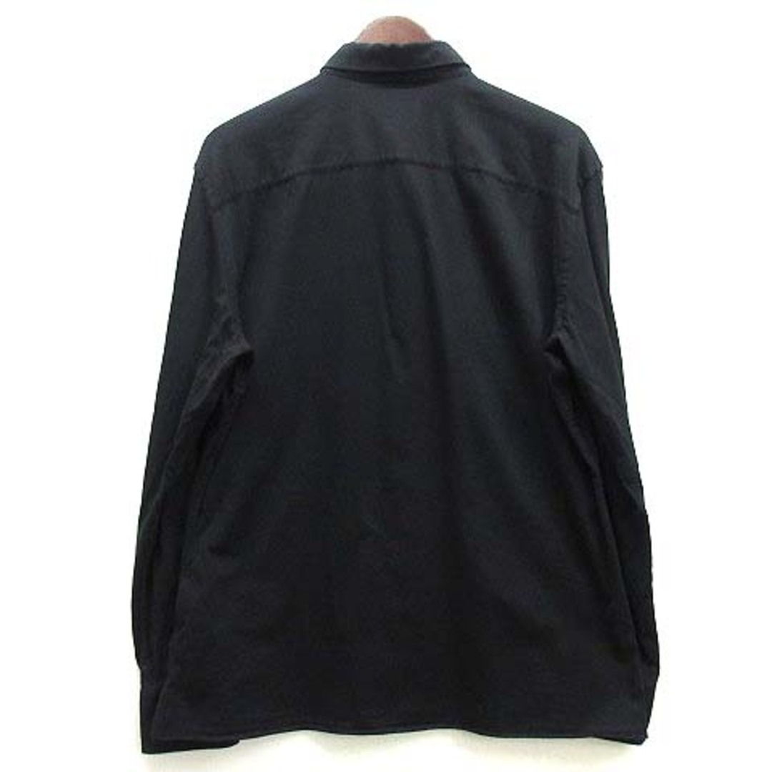 FENDI(フェンディ)のフェンディ 異素材 ズッカ ビブディテール シャツ 長袖 FS0806 黒 41 メンズのトップス(シャツ)の商品写真
