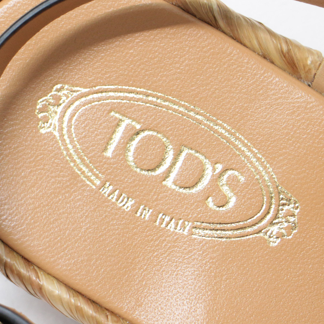 トッズ TOD'S サンダル ケイト メタルチェーン ストラップ ロゴ レディース 靴 シューズ ホワイト XXW11K0GQ80 MID B001