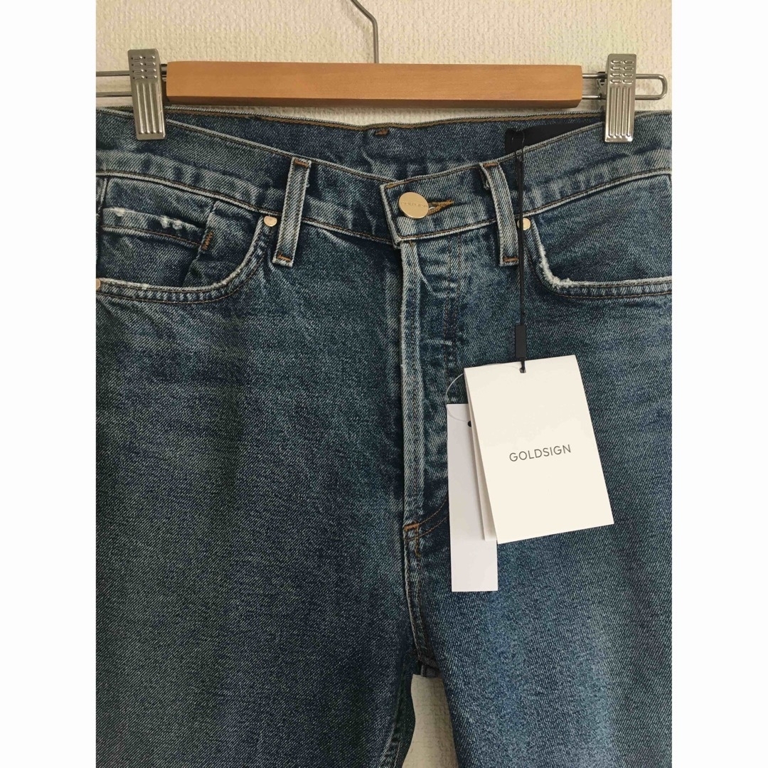 新品！GOLDSIGN the high rise slim jeansパンツ