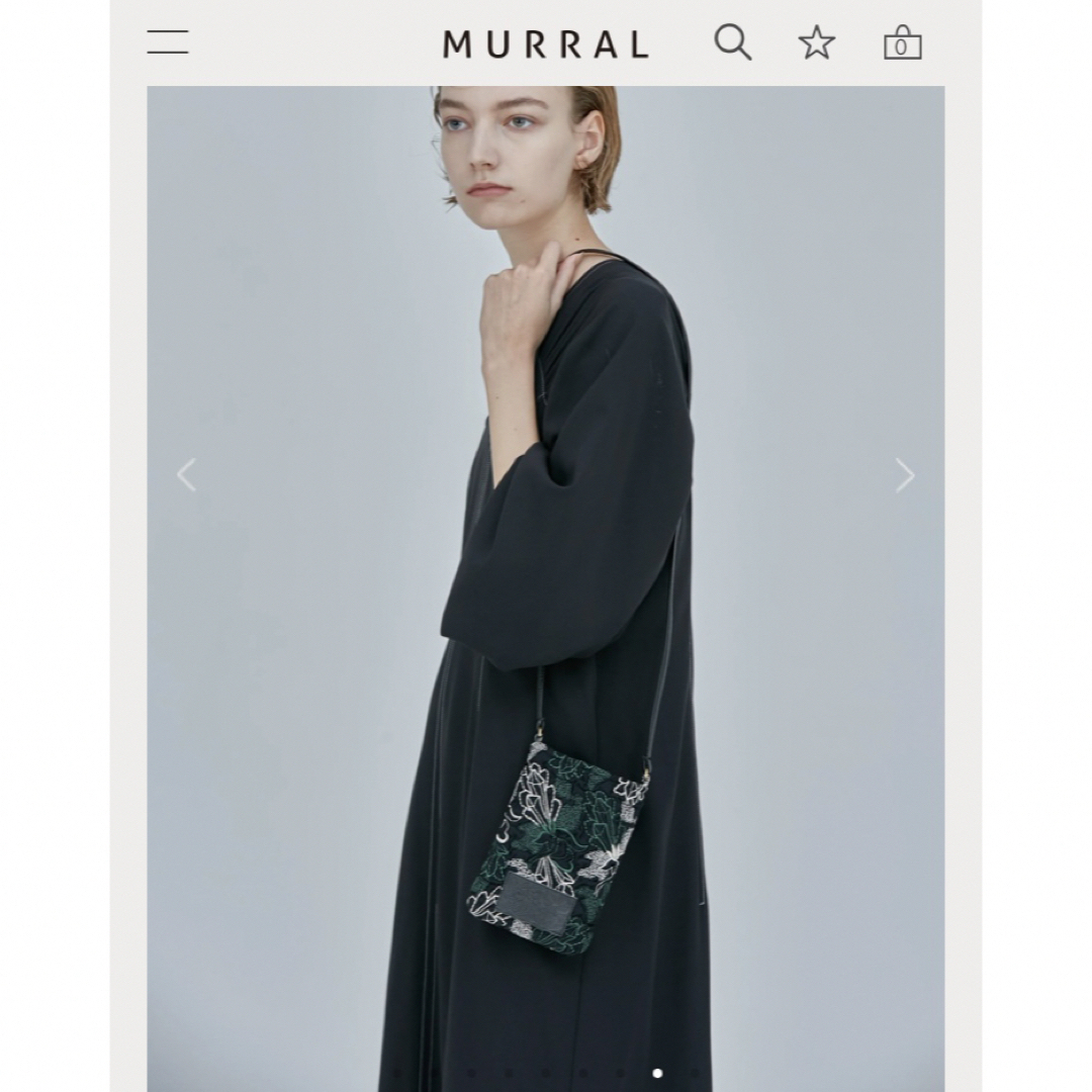 MURRAL Quartz embroidery minibag (Black)