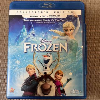 アナトユキノジョオウ(アナと雪の女王)のFROZENのアメリカ版ブルーレイ&DVDのセットです(アニメ)