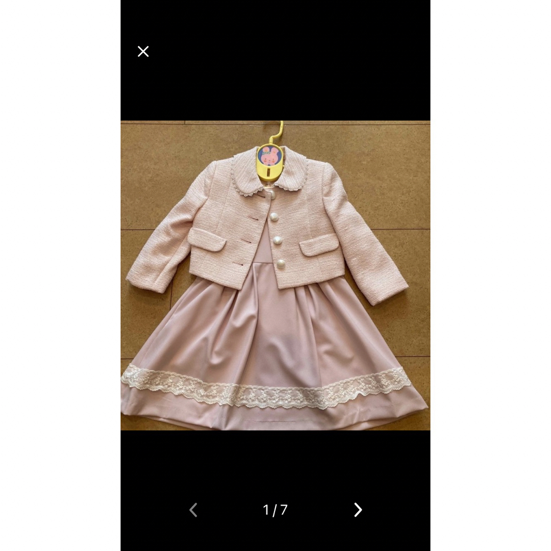 SAKULA(サクラ)のsaku☆様専用　120cm スーツ キッズ/ベビー/マタニティのキッズ服女の子用(90cm~)(ドレス/フォーマル)の商品写真