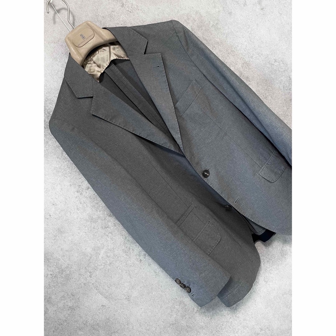 【BRUNELLO CUCINELLI】定価約50万円　ウールシルクJKT 46