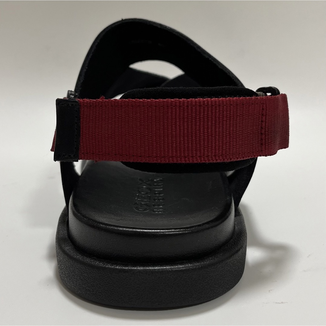 新品 GEOX ジェオックス レザーサンダル ブラック 新品 GEOX ジェオックス レザーサンダル ブラック