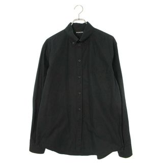 バレンシアガ(Balenciaga)のバレンシアガ  21SS  642266 TYB18 ネックタグコットン長袖シャツ メンズ 39(シャツ)