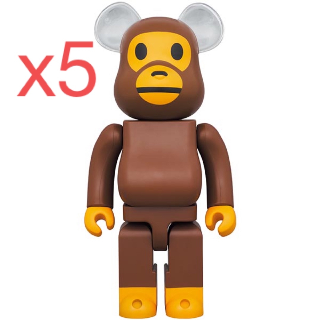 BE@RBRICK BABY MILO(R) EAR CLEAR Ver400％