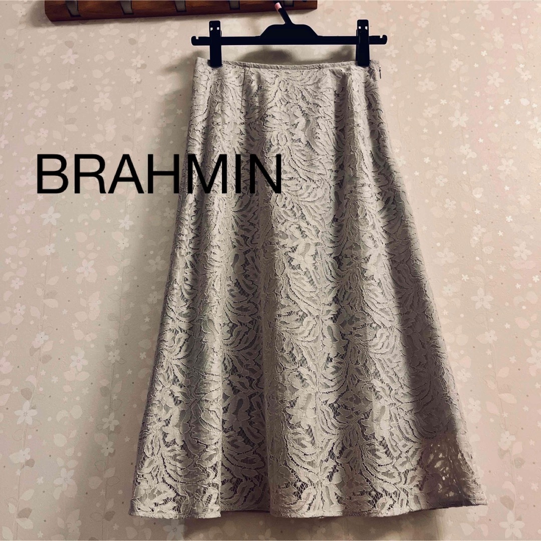 BRAHMIN - BRAHMIN ブラーミン 繊細な総レースのスカート❣️美品