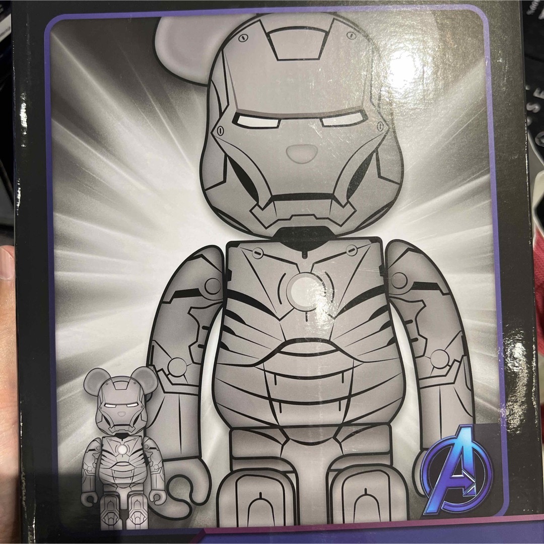 BE@RBRICK IRON MAN MARK II 100％ & 400％ エンタメ/ホビーのフィギュア(その他)の商品写真