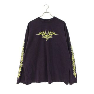 ヴェトモン(VETEMENTS)のヴェトモン  21SS  UE51TR490P トライバル刺繍オーバーサイズ長袖カットソー  メンズ S(Tシャツ/カットソー(七分/長袖))