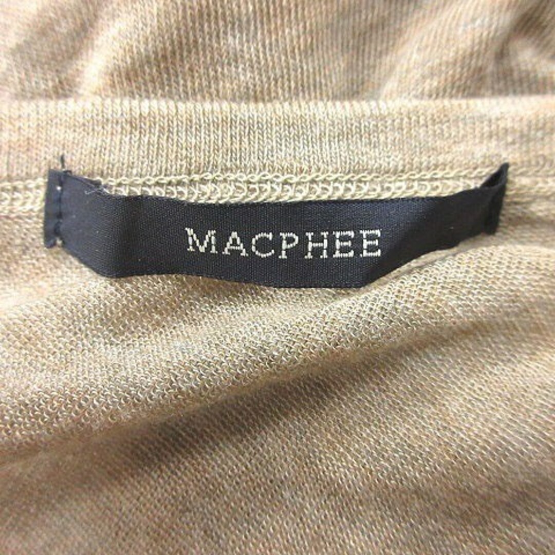 MACPHEE(マカフィー)のマカフィー ニット カットソー クルーネック アシンメトリー 五分袖 1 レディースのトップス(ニット/セーター)の商品写真