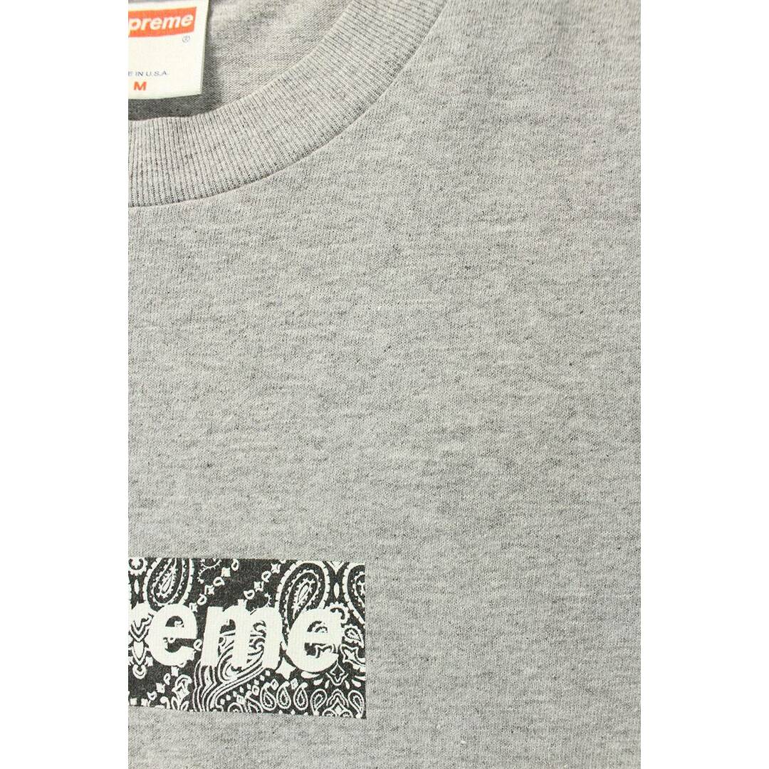 シュプリーム 2001 Box Logo Paisley Logo Tee ペイズリーボックスロゴ