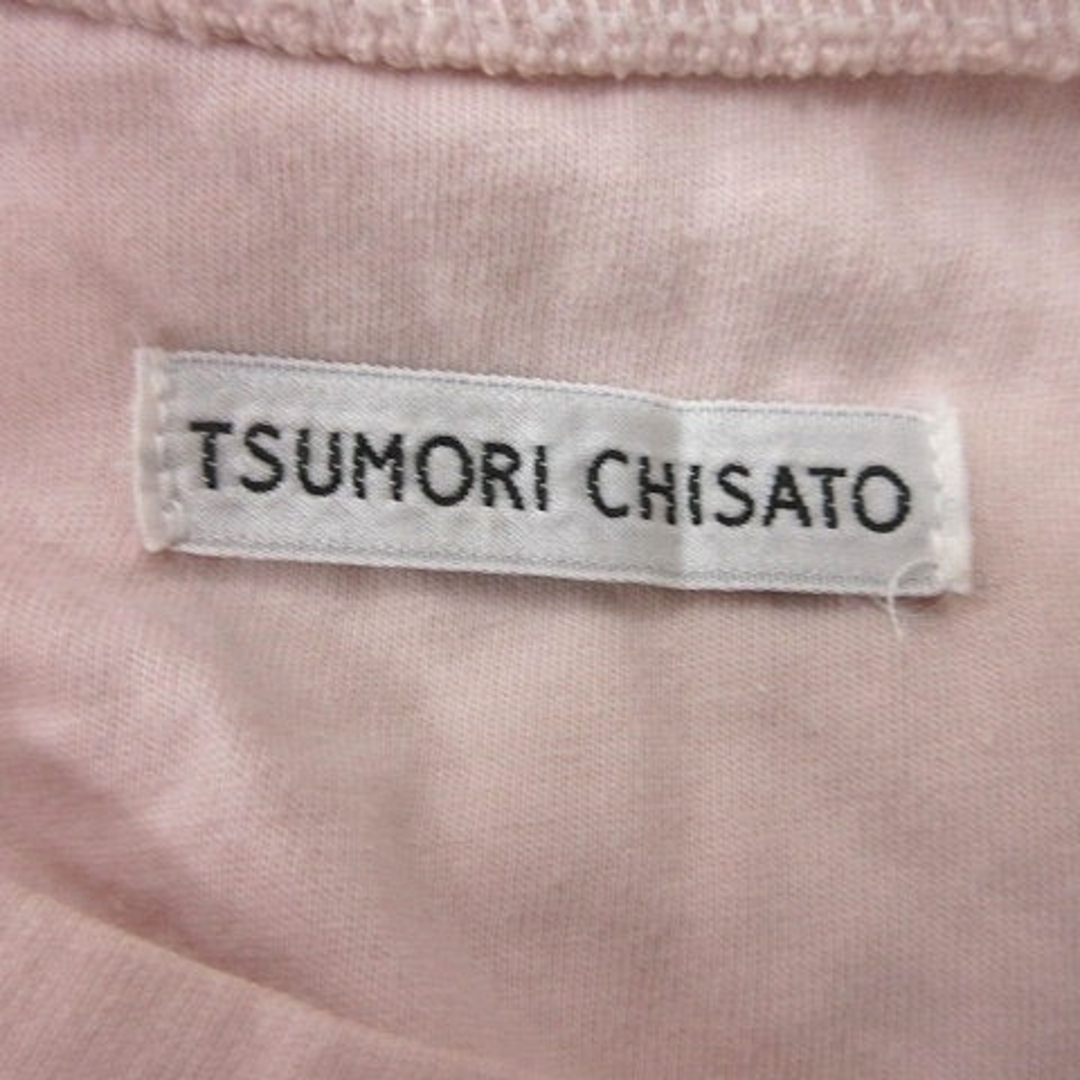 TSUMORI CHISATO(ツモリチサト)のツモリチサト ワンピース ひざ丈 プリント フレンチスリーブ 半袖 2 レディースのワンピース(ひざ丈ワンピース)の商品写真