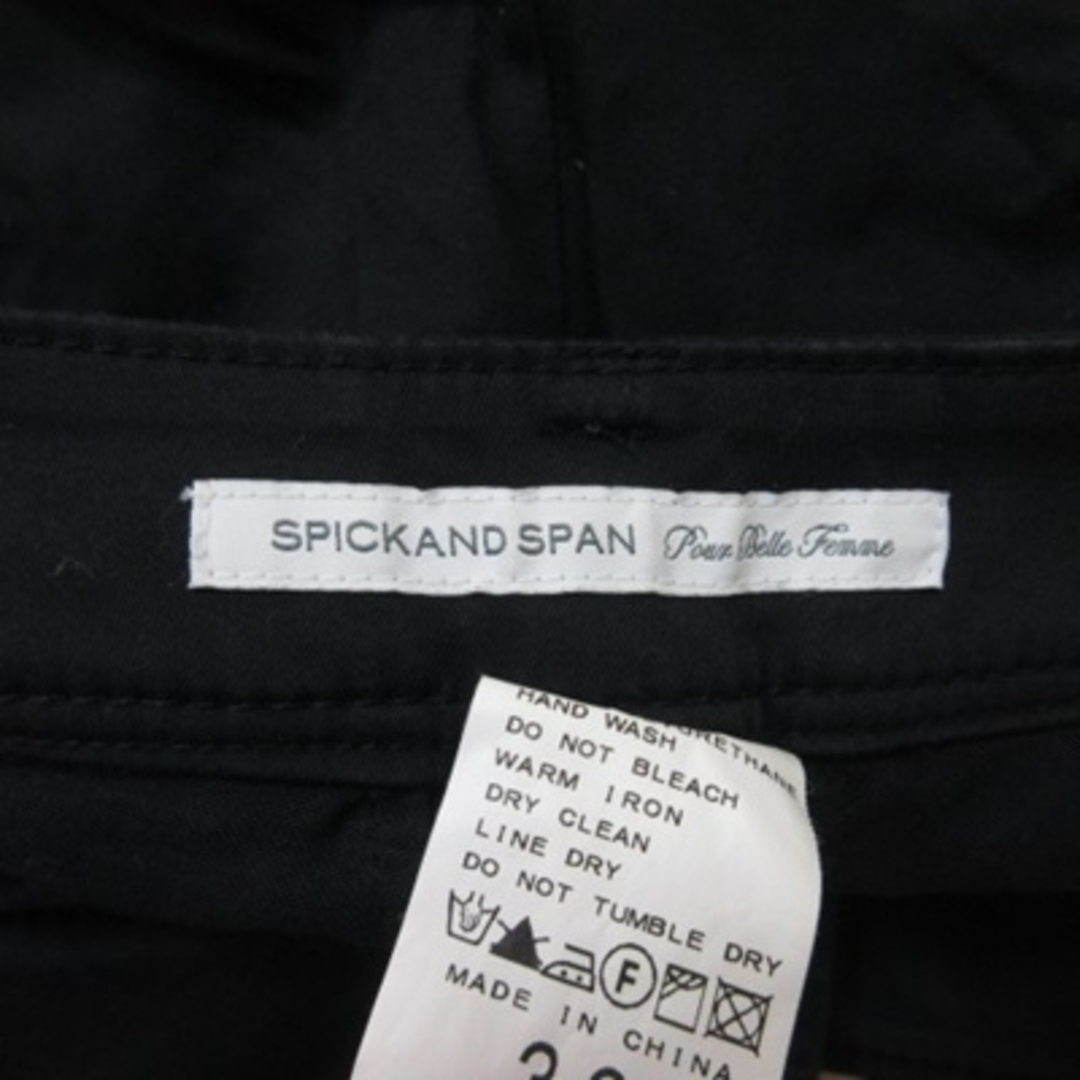 Spick & Span(スピックアンドスパン)のスピック&スパン クロップドパンツ サブリナ 36 黒 ブラック /YI レディースのパンツ(その他)の商品写真