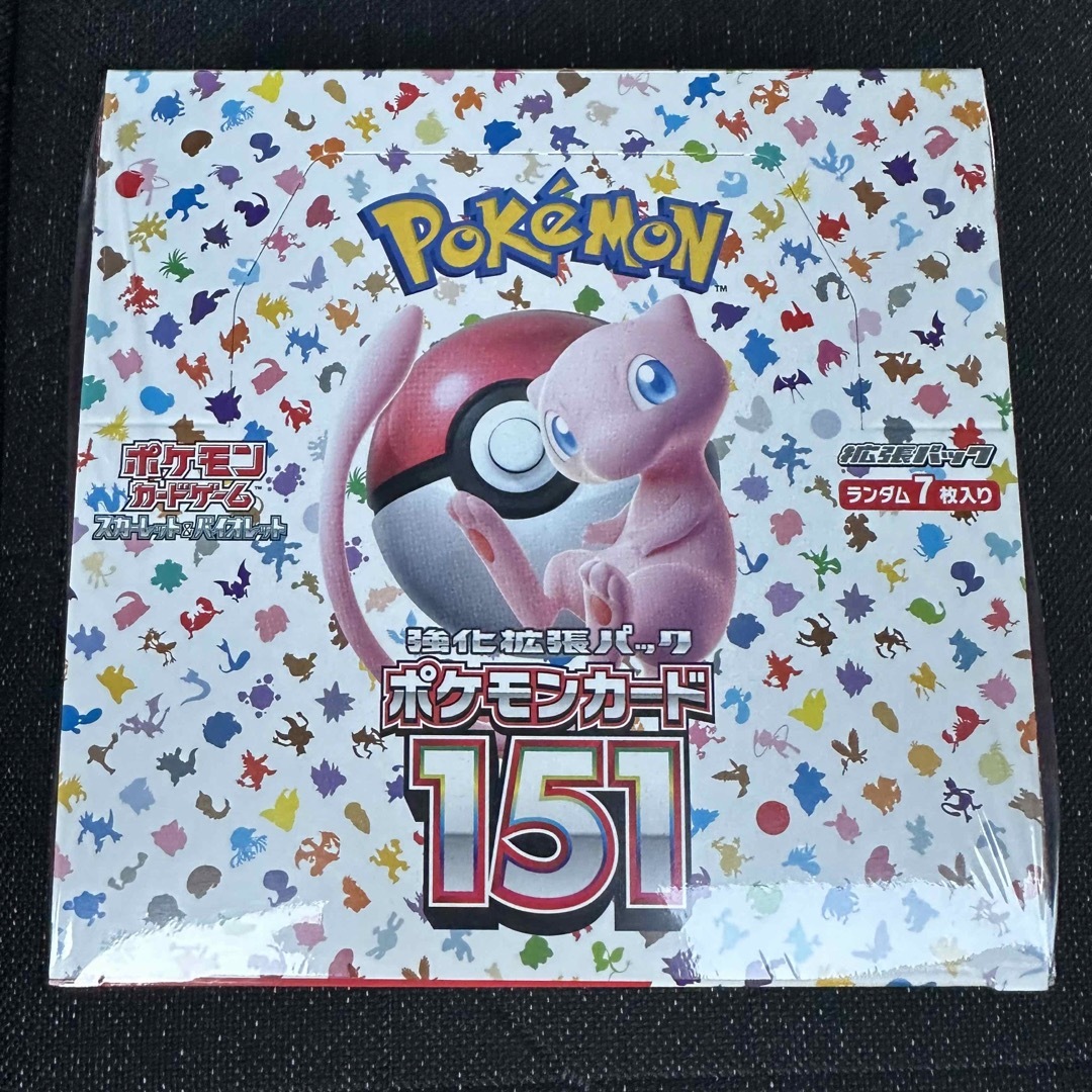 ポケモン(ポケモン)の151 ポケモン ポケカ ポケモンカード  シュリンク付き BOX 未開封 エンタメ/ホビーのトレーディングカード(Box/デッキ/パック)の商品写真