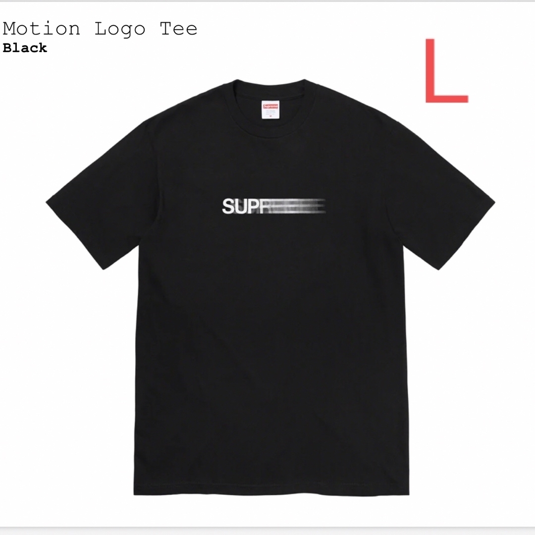 23SS Supreme Motion Logo Tee "Black"