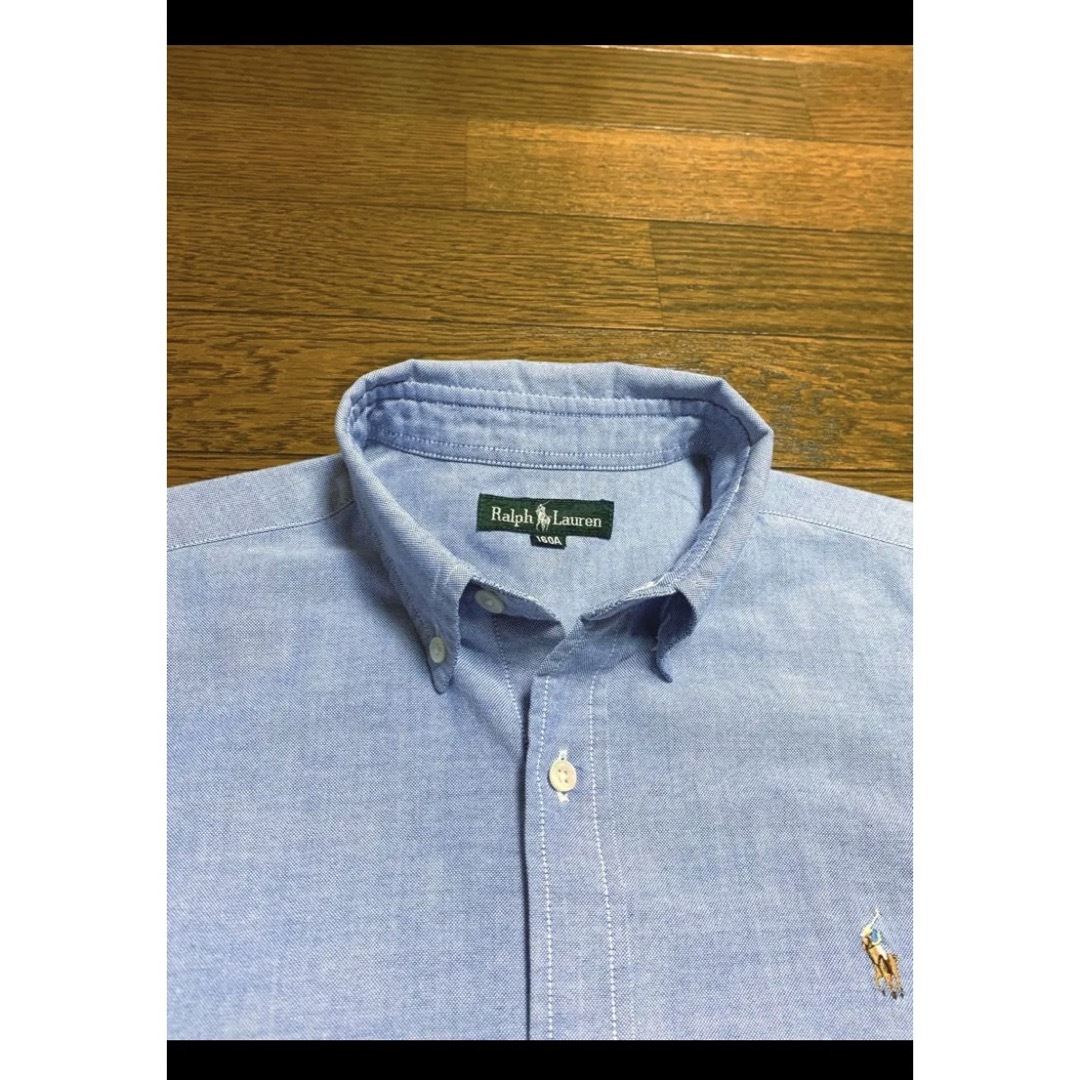 Ralph Lauren(ラルフローレン)のラルフローレン 半袖 ボタンダウン シャツ サックスブルー S M NO1379 メンズのトップス(シャツ)の商品写真