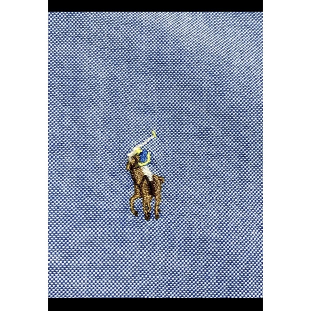 Ralph Lauren(ラルフローレン)のラルフローレン 半袖 ボタンダウン シャツ サックスブルー S M NO1379 メンズのトップス(シャツ)の商品写真