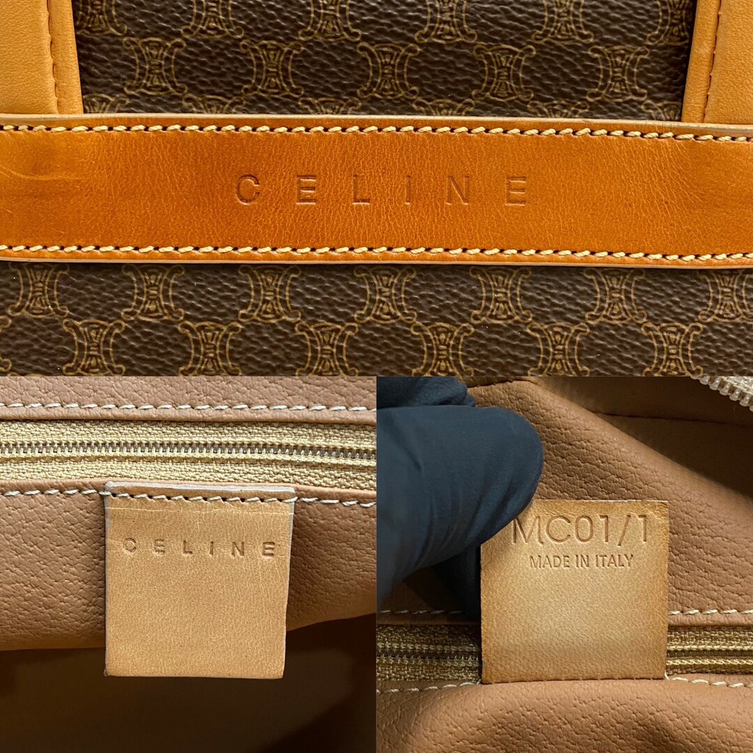 Linkのバッグ一覧極美品 CELINE セリーヌ ハンドバッグ  ミニボストンバッグ レザー 本革