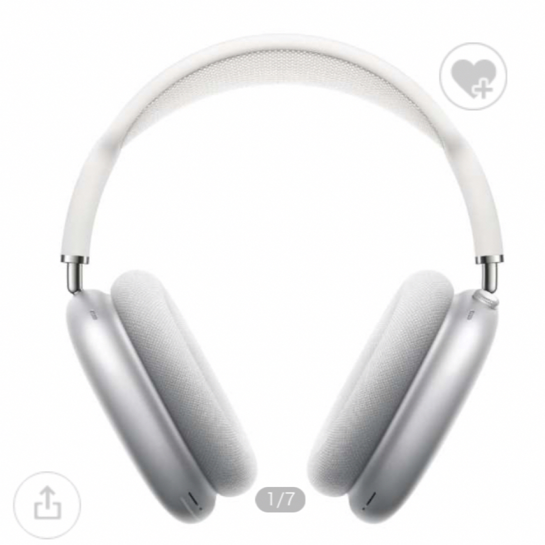 Apple ワイヤレスヘッドホン AirPods Max Silver Apple ワイヤレスヘッドホン AirPods Max Silver
